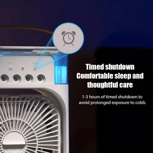Portable Desktop Air Cooler Fan — Mini Personal AC with Water Cooling
